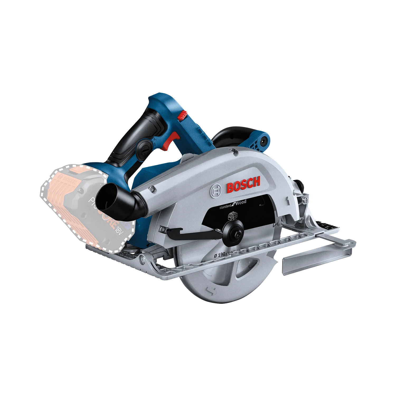 Bosch GKS 18V-68 C 18V BITURBO Cordless 190mm Circular Saw In L-Boxx - 06016B5001 3 Bosch GKS 18V-68 C 18V BITURBO Cordless 190mm Circular Saw In L-Boxx - 06016B5001 - Image 3