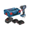 Bosch GDR 18V-200 C I/Driver With 2x 4Ah Batt. Charger,Case