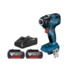 Bosch GDR 18V-200 18V Cordless Brushless 1/4" Impact Driver With 2 X 4.0Ah Batteries & Charger