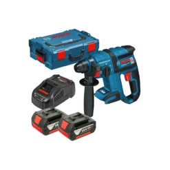 BOSCH GBH18V-EC Brushless SDS+ 2x5Ah Batteries, Charger, Case