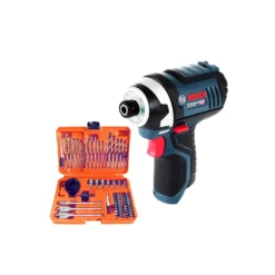 Bosch GDR 12V-105 12V Cordless Impact Driver With 56 Piece Screwdriver Bit Set