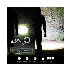 TOUGH MASTER® LED Torch USB Rechargeable With Battery - 1500 Lumens (TM-LTF1500) 11 TOUGH MASTER® LED Torch USB Rechargeable With Battery - 1500 Lumens (TM-LTF1500) -Makitali Shop 11d0d608b43865ca8733bdf23be834b5