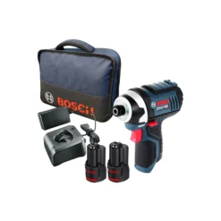 Bosch GDR 12V-105 12V Cordless Impact Driver With 2 X 2.0Ah Batteries, Charger & Bag