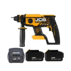 JCB 21-18BLRH-B 18V Brushless SDS Rotary Hammer Drill With 2 X 5.0Ah Batteries & Charger