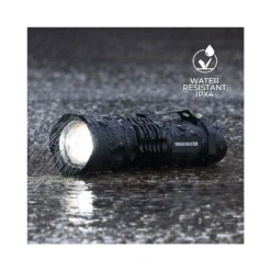 TOUGH MASTER® Rechargeable LED Torch 1200mAh Super Bright Flashlight, Water-Resistant Handheld Flashlight With Adjustable Focus & 5 Lighting Modes - 800 Lumens (TM-LTF400) -Makitali Shop 2006d64f2440a338b222c492cf2a816f