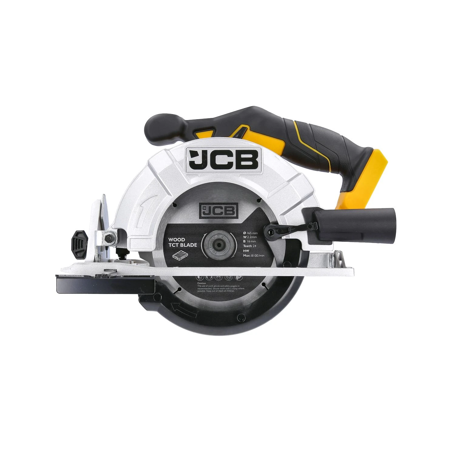 JCB 21-18CS-B 18V Cordless 165mm Circular Saw With 2 X 4.0Ah Batteries & Charger 2 JCB 21-18CS-B 18V Cordless 165mm Circular Saw With 2 X 4.0Ah Batteries & Charger - Image 2