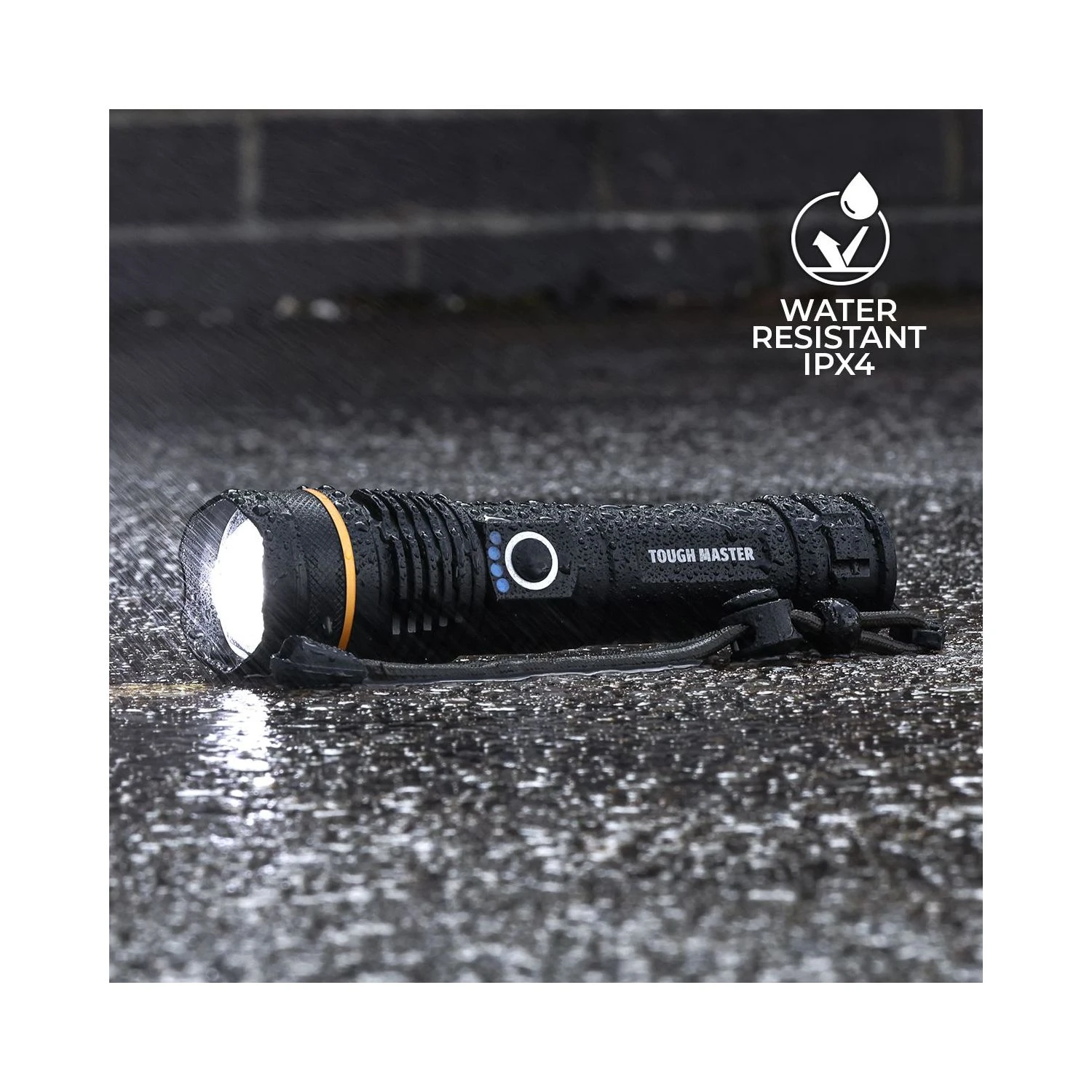 TOUGH MASTER® LED Torch USB Rechargeable With Battery - 1500 Lumens (TM-LTF1500) 3 TOUGH MASTER® LED Torch USB Rechargeable With Battery - 1500 Lumens (TM-LTF1500) - Image 3