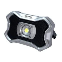 Faithfull FPPSLFF20BS 20W Rechargeable Work Light With Speaker