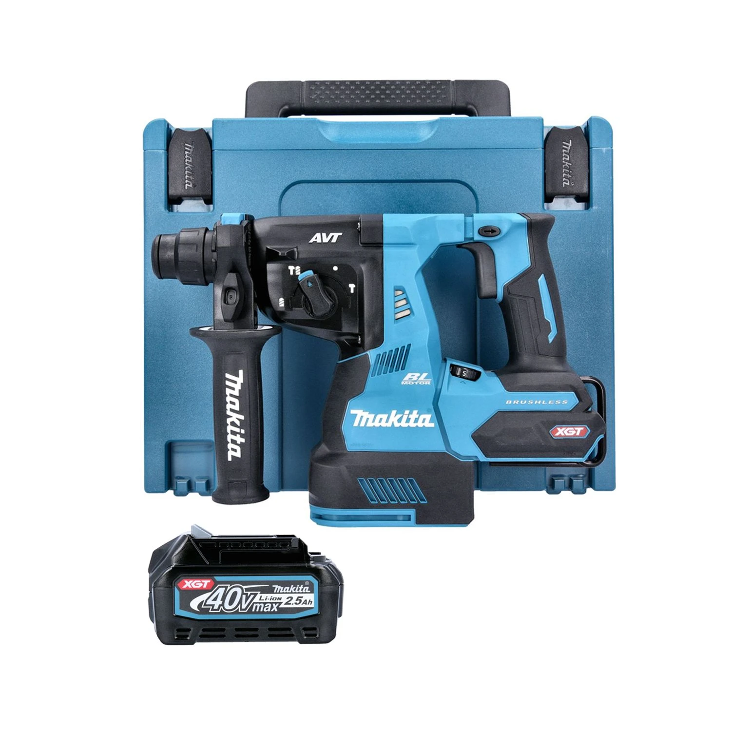 Makita HR003G 40V SDS+ Drill + 1 X 2.5Ah Battery & Case 8 Makita HR003G 40V SDS+ Drill + 1 X 2.5Ah Battery & Case - Image 8