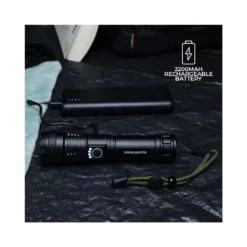 TOUGH MASTER® LED Torch USB Rechargeable With Battery - 1200 Lumens (TM-LTF1200) -Makitali Shop 5fd799d6ce2ececfe9034d8309ef95d3