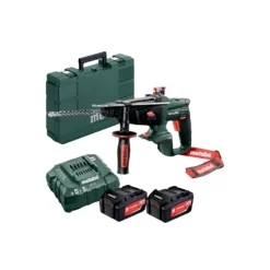 Metabo KHA18LTX 18V SDS+ Drill + 2x5.2Ah Batt, Charger & Case