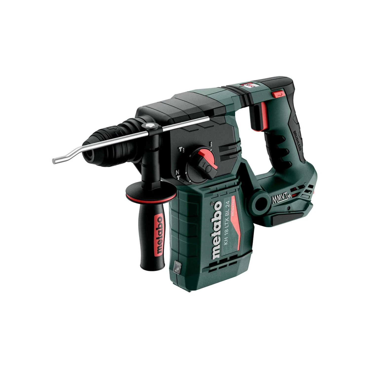 Metabo KH 18 LTX BL 24 18V Cordless Brushless SDS Plus Hammer Drill With MetaBox - 601713840 2 Metabo KH 18 LTX BL 24 18V Cordless Brushless SDS Plus Hammer Drill With MetaBox - 601713840 - Image 2