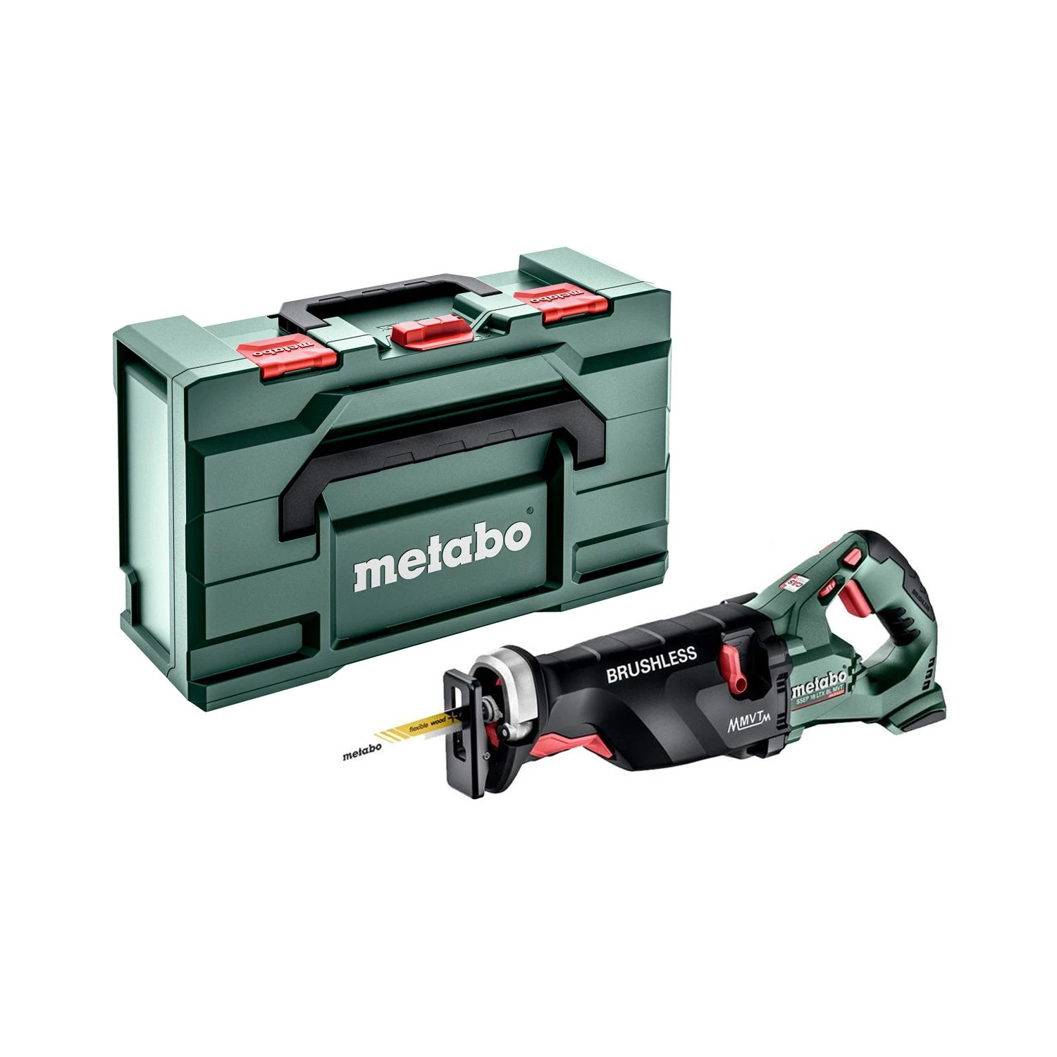 Metabo SSEP 18 LTX BL MVT 18V Cordless Brushless Sabre Saw In Metabox 165 L - 602258840 1 Metabo SSEP 18 LTX BL MVT 18V Cordless Brushless Sabre Saw In Metabox 165 L - 602258840