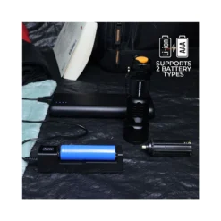 TOUGH MASTER® Rechargeable LED Torch 1200mAh Super Bright Flashlight, Water-Resistant Handheld Flashlight With Adjustable Focus & 5 Lighting Modes - 800 Lumens (TM-LTF400) -Makitali Shop 659dc1f8fb9e79f072e0f754abced062