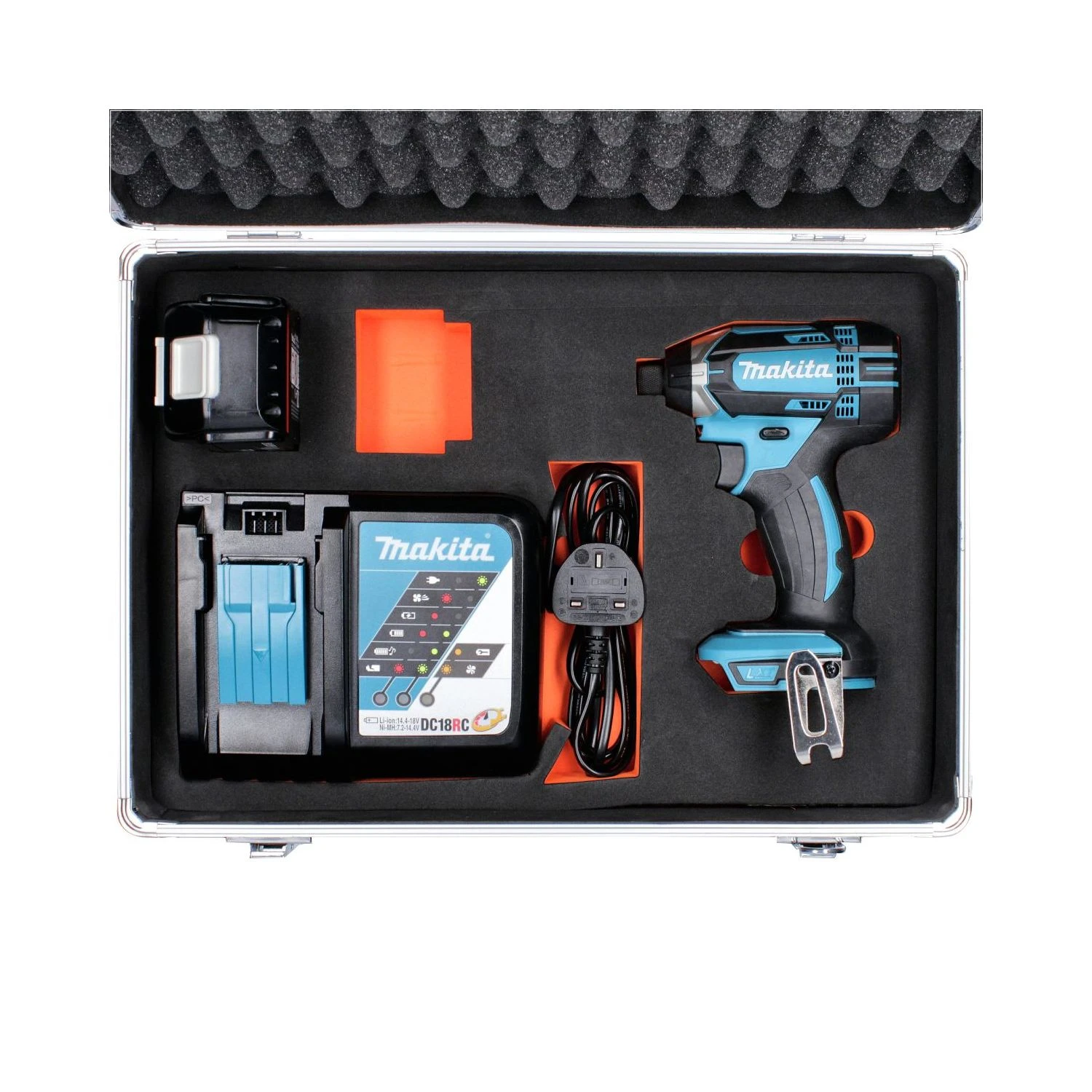 Makita DTD152 18V LXT Li-Ion Cordless Impact Driver With 1 X 6.0Ah Battery, Charger & 70 Piece Accessory Set In Case 3 Makita DTD152 18V LXT Li-Ion Cordless Impact Driver With 1 X 6.0Ah Battery, Charger & 70 Piece Accessory Set In Case - Image 3