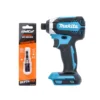 Makita DTD153 18V Cordless Brushless 1/4" Impact Driver With Drywall 1/4" Portable Magnetic Bit Holder