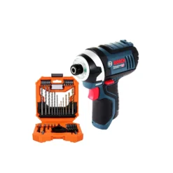 Bosch GDR 12V-105 12V Cordless Impact Driver With 56 Piece Drill & Screwdriver Bit Set
