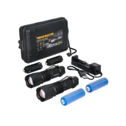 TOUGH MASTER® Rechargeable USB Torches 1200mAh Handheld Flashlights, Pocket-Size Zoomable Torches, Water-Resistant With Ultra Bright LED & Adjustable Focus (2 Pack) - 800 Lumens (TM-LTF402S) 8 TOUGH MASTER® Rechargeable USB Torches 1200mAh Handheld Flashlights, Pocket-Size Zoomable Torches, Water-Resistant With Ultra Bright LED & Adjustable Focus (2 Pack) - 800 Lumens (TM-LTF402S) -Makitali Shop a0645929646116d4cd90152a43454695
