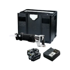 Panasonic PAN45A1LJ 18V Cordless Reciprocating Saw With 2 X 5.0Ah Batteries, Charger & Case