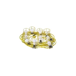 Faithfull FPPSLFESTOON 22m Festoon Lights 10 ES Bulbs 110V