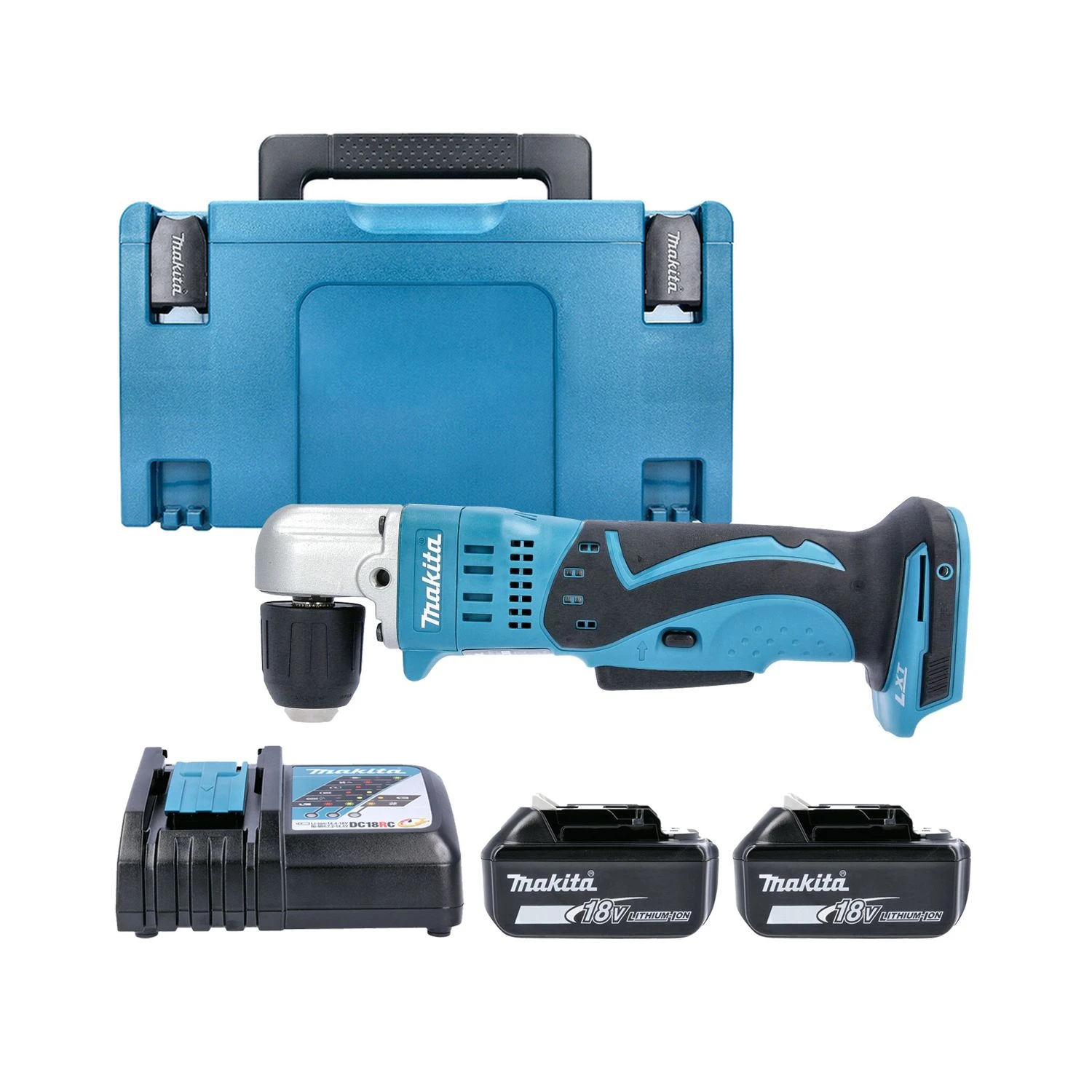 Makita DDA351Z 18V Li-ion Angle Drill With 2 X 5.0Ah Batteries, Charger, Case & Inlay 10 Makita DDA351Z 18V Li-ion Angle Drill With 2 X 5.0Ah Batteries, Charger, Case & Inlay - Image 10