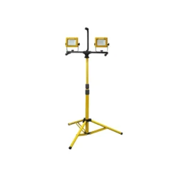 Faithfull FPPSLT70V 70W LED Twin Tripod Site Light 240V
