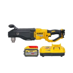 DeWalt DCD470 54V XR Flexvolt Right Angle Drill With 1 X 9.0Ah Battery & Charger