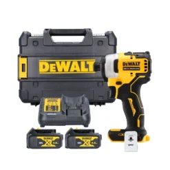 DeWalt DCF809 18V XR Brushless Compact Impact Driver With 2 X 4.0Ah Batteries, Charger & Case