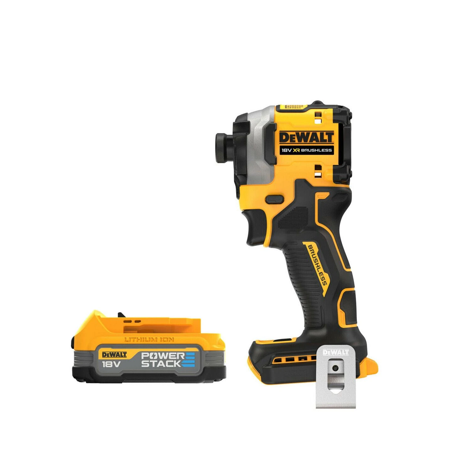DeWalt DCF850 18V Cordless Brushless Impact Drive With 1 X 1.7Ah Powerstack Battery 1 DeWalt DCF850 18V Cordless Brushless Impact Drive With 1 X 1.7Ah Powerstack Battery