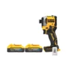 DeWalt DCF850 18V Cordless Brushless Impact Driver With 2 X 5.0Ah Powerstack Batteries