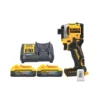 DeWalt DCF850 18V Cordless Brushless Impact Driver With 2 X 5.0Ah Powerstack Batteries & Charger