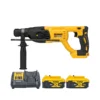 DeWalt DCH133 18V Cordless Brushless SDS Plus Hammer Drill With 2 X 5.0Ah Batteries & Charger