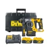 DeWalt DCH273 18V XR Cordless Brushless SDS Plus Rotary Hammer Drill With 2 X 5.0Ah Batteries, Charger & Case