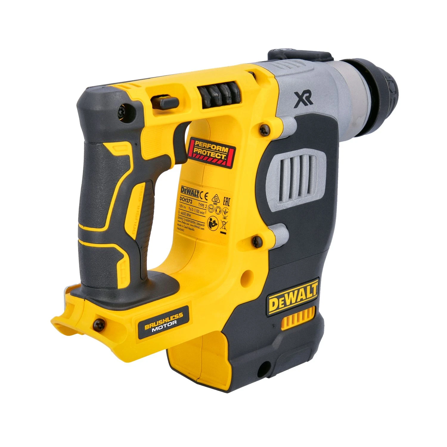 DeWalt DCH273 18V XR Cordless Brushless SDS Plus Rotary Hammer Drill With 1 X 5.0Ah Battery, Charger & T-Stak VI Case 5 DeWalt DCH273 18V XR Cordless Brushless SDS Plus Rotary Hammer Drill With 1 X 5.0Ah Battery, Charger & T-Stak VI Case - Image 5