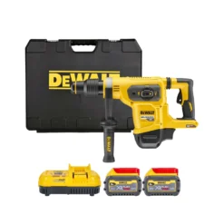 Dewalt DCH481X2 54V XR FlexVolt Cordless Brushless SDS Max Hammer Drill With 2 X 9.0Ah Batteries, Charger & Case