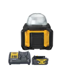 DeWalt DCL074 18V XR Tool Connect LED 360° Beam Area Work Light With 1 X 4.0Ah Battery & Charger