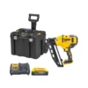 DeWalt DCN660 18V XR Brushless 60mm Second Fix Finishing Nailer With 1 X 5.0Ah Powerstack Battery, Charger & TSTAK Rolling Box