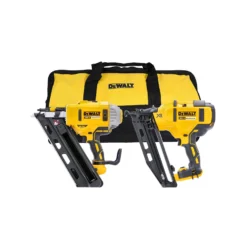 DeWalt DCK2046 18V XR Cordless Brushless Finishing & Framing Nailer Twin Pack With Tool Bag (Without Batteries & Charger)