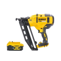 DeWalt DCN660 18V XR Cordless Brushless 60mm Second Fix Finishing Nailer With 1 X 5.0Ah Battery