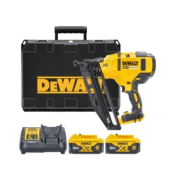 DeWalt DCN660P2 18V XR Cordless Brushless 60mm Second Fix Finishing Nailer With 2 X 5.0Ah Batteries, Charger & Case