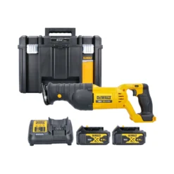 DeWalt DCS380 18V XR Li-ion Cordless Reciprocating Saw With 2 X 4.0Ah Batteries, Charger & Case