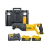 DeWalt DCS380 18V XR Li-ion Cordless Reciprocating Saw With 2 X 5.0Ah Batteries, Charger & Case