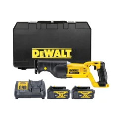 DeWalt DCS380M2-GB 18V XR Cordless Reciprocating Saw With 2 X 4.0Ah Batteries, Charger & Case