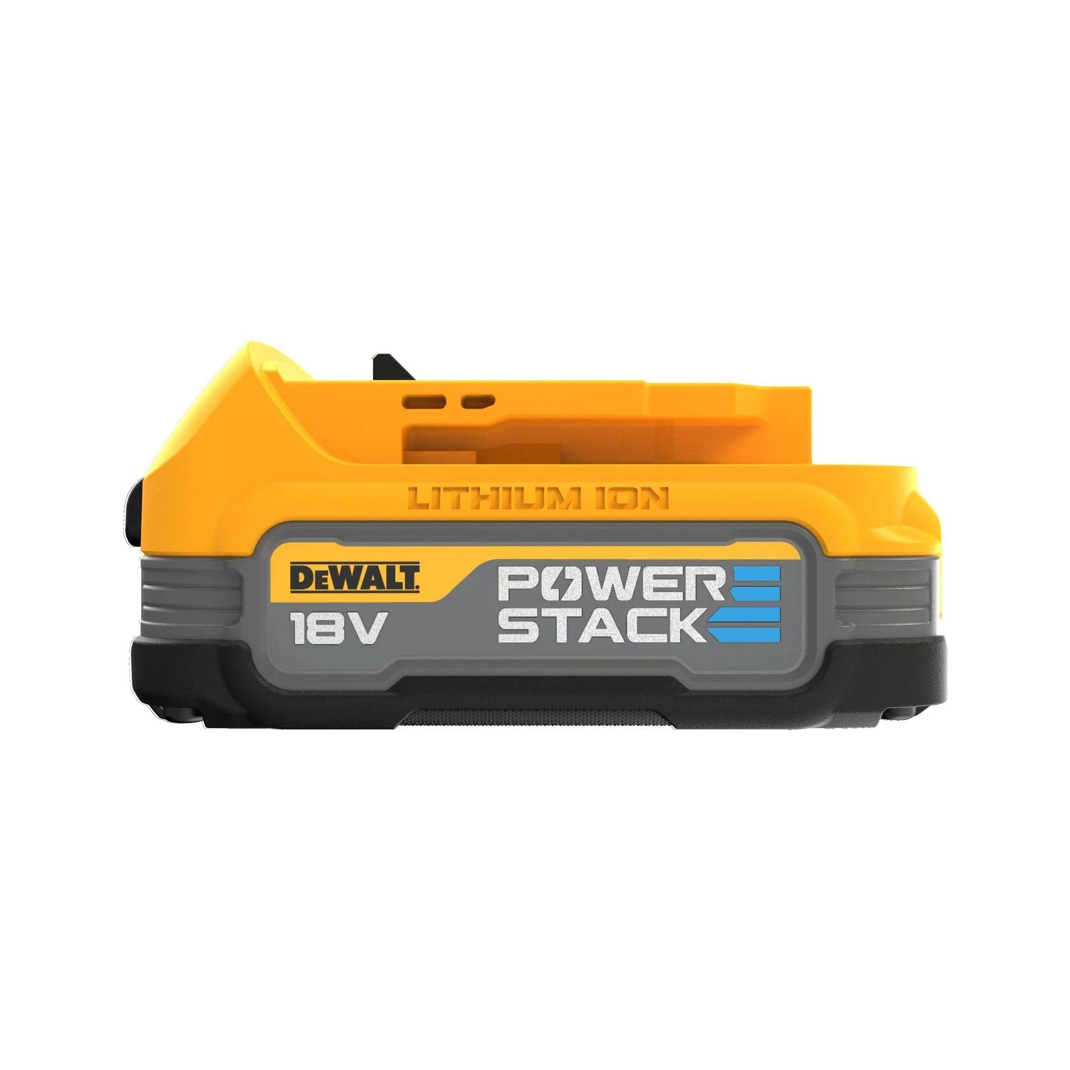 DeWalt DCS438E2T 18V Cordless Brushless 75mm Powerstack Cut Off Saw With 2 X Batteries, Charger & Case 4 DeWalt DCS438E2T 18V Cordless Brushless 75mm Powerstack Cut Off Saw With 2 X Batteries, Charger & Case - Image 4