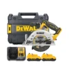 DeWalt DCS512 12V XR Cordless Brushless 140mm Circular Saw With 2 X 3.0Ah Batteries, Charger & Case