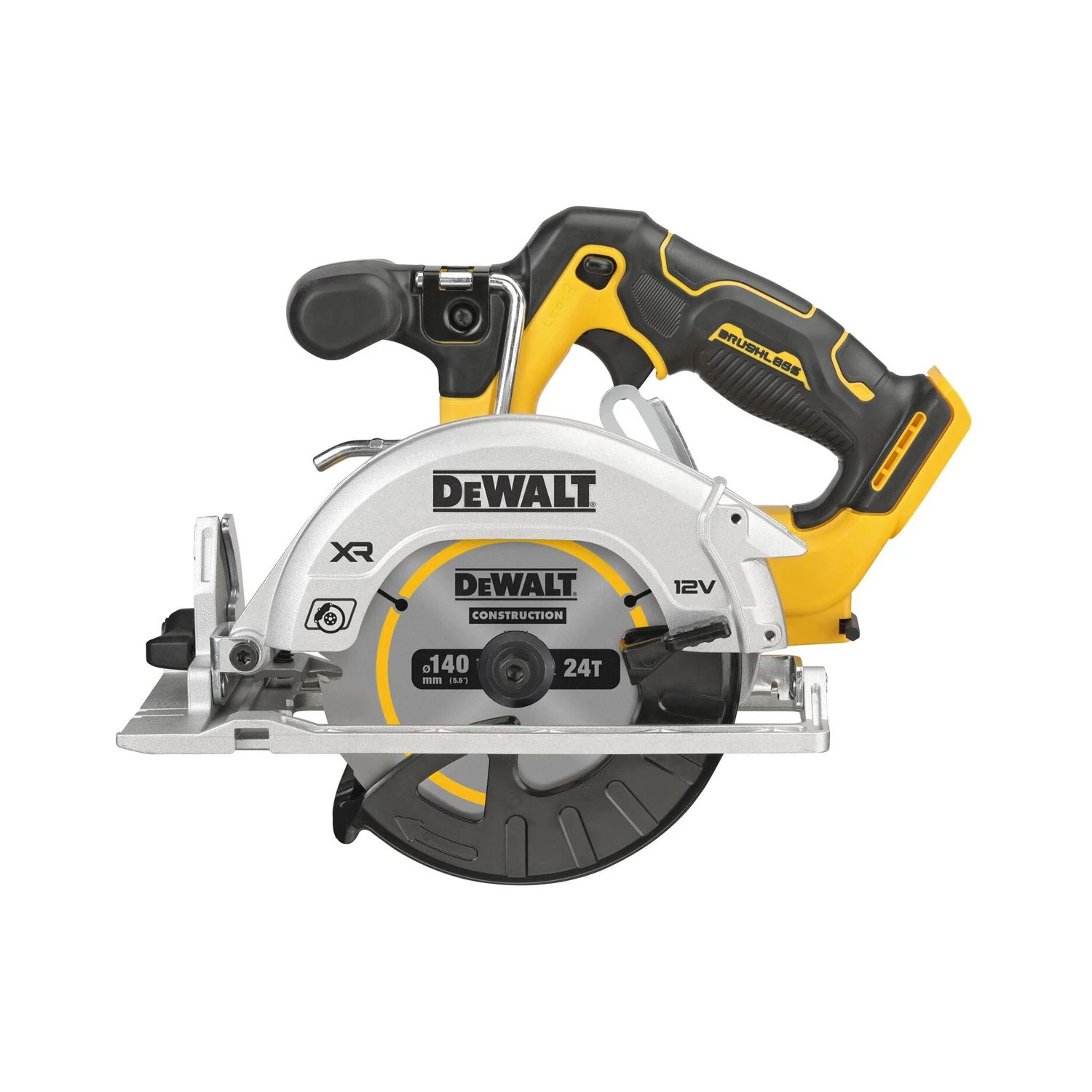 DeWalt DCS512P2-GB 12V XR Brushless Cordless Circular Saw With 2 X 5.0Ah Batteries, Charger & Case 2 DeWalt DCS512P2-GB 12V XR Brushless Cordless Circular Saw With 2 X 5.0Ah Batteries, Charger & Case - Image 2