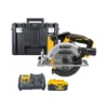DeWalt DCS565 18V XR Cordless Brushless 165mm Circular Saw With 1 X 5.0Ah Battery, Charger & TSTAK VI Case
