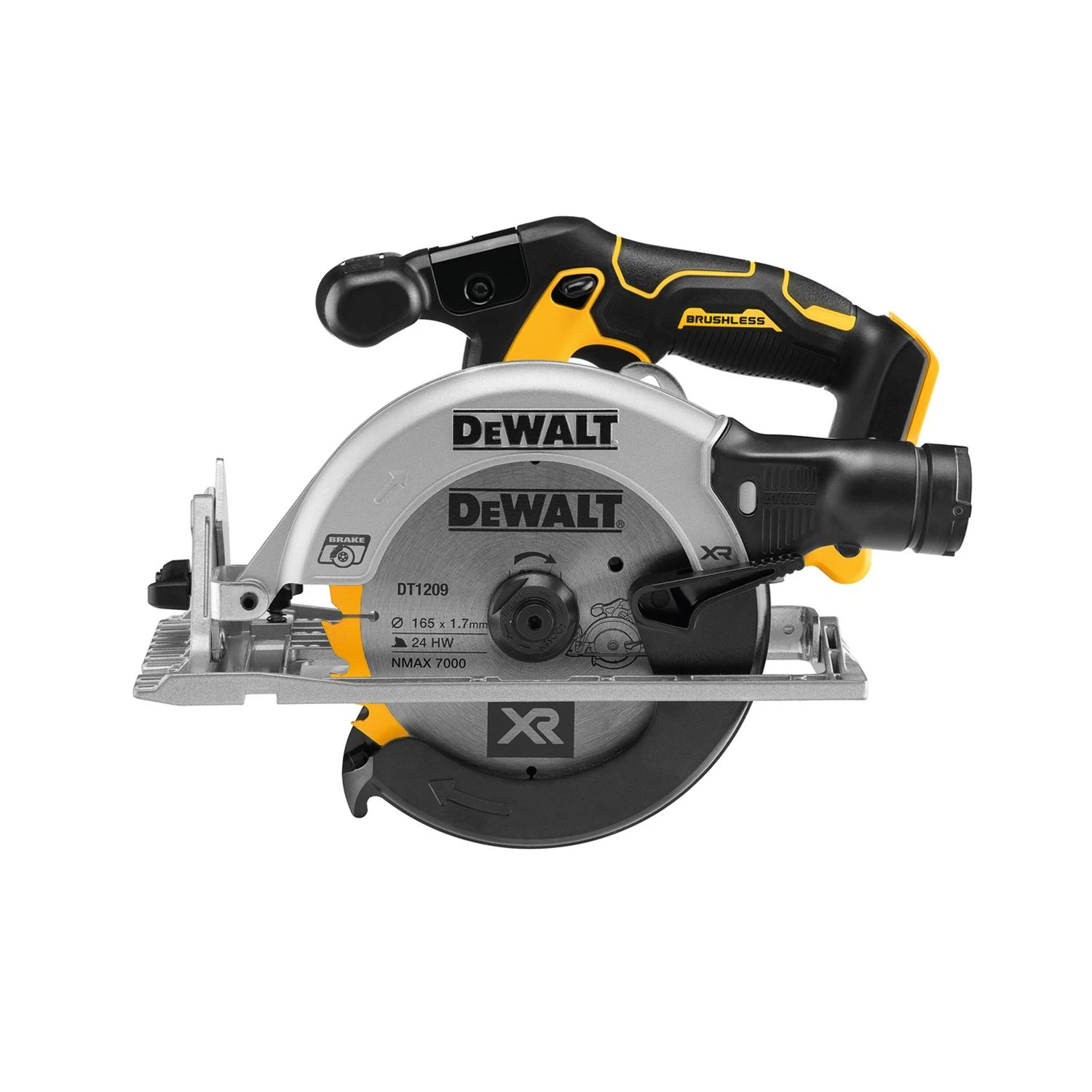 DeWalt DCS565 18V XR Cordless Brushless 165mm Circular Saw With 1 X 5.0Ah Battery & Charger 2 DeWalt DCS565 18V XR Cordless Brushless 165mm Circular Saw With 1 X 5.0Ah Battery & Charger - Image 2