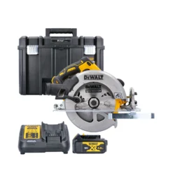 DeWalt DCS570 18V Cordless XR Brushless 184mm Circular Saw With 1 X 4.0Ah Battery, Charger & Case