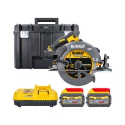 Dewalt DCS575T2 54V XR Cordless Brushless FlexVolt 190mm Circular Saw With 2 X 6.0Ah Batteries, Charger & TSTAK Case